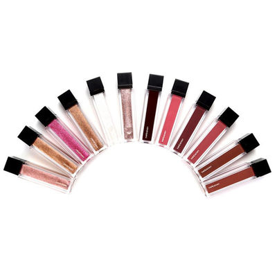 12 Colors Pink Shimmer Lip Gloss