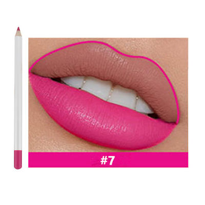Sweat Proof Orange Lip Liner Pencil , Natural Lip Color Lip Liner