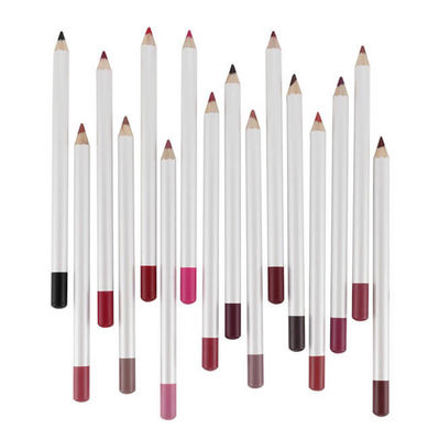 Sweat Proof Orange Lip Liner Pencil , Natural Lip Color Lip Liner