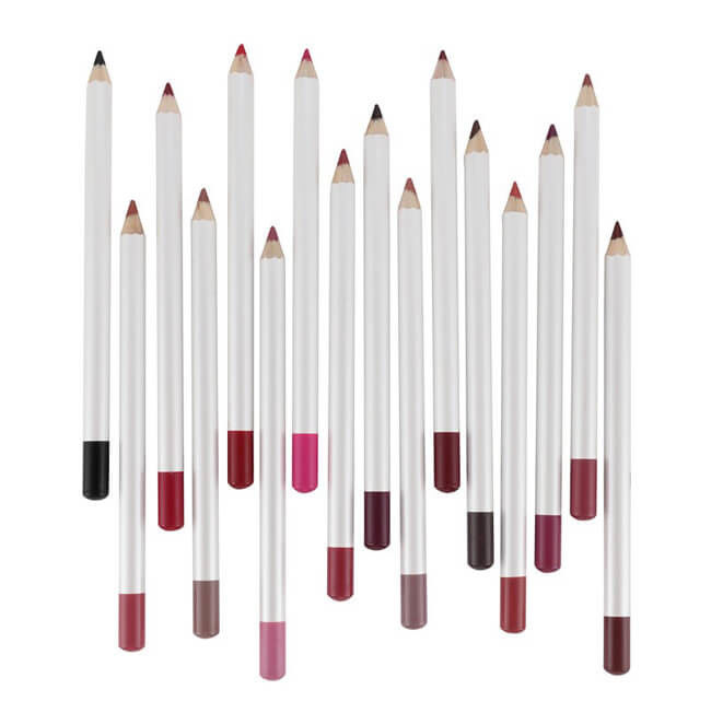 Sweat Proof Orange Lip Liner Pencil , Natural Lip Color Lip Liner